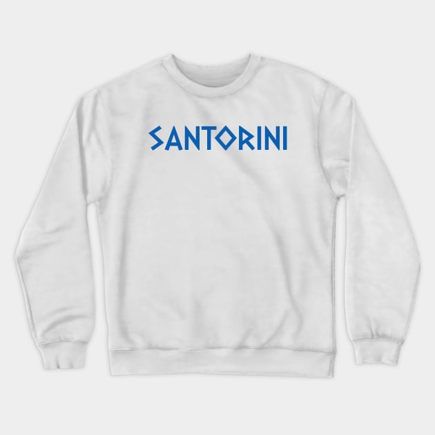 Santorini Crewneck Sweatshirt by greekcorner